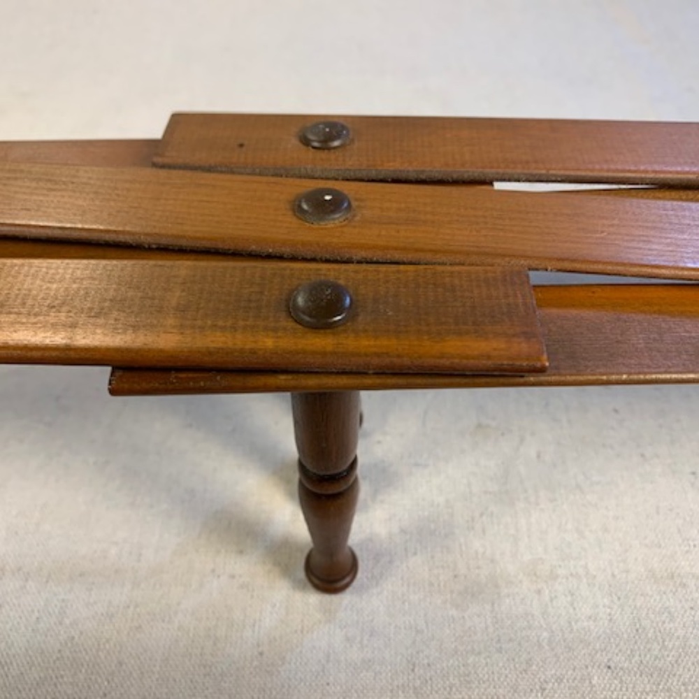 VG Vintage Wood Accordion Mug Display Peg Rack - Picture 10 of 10